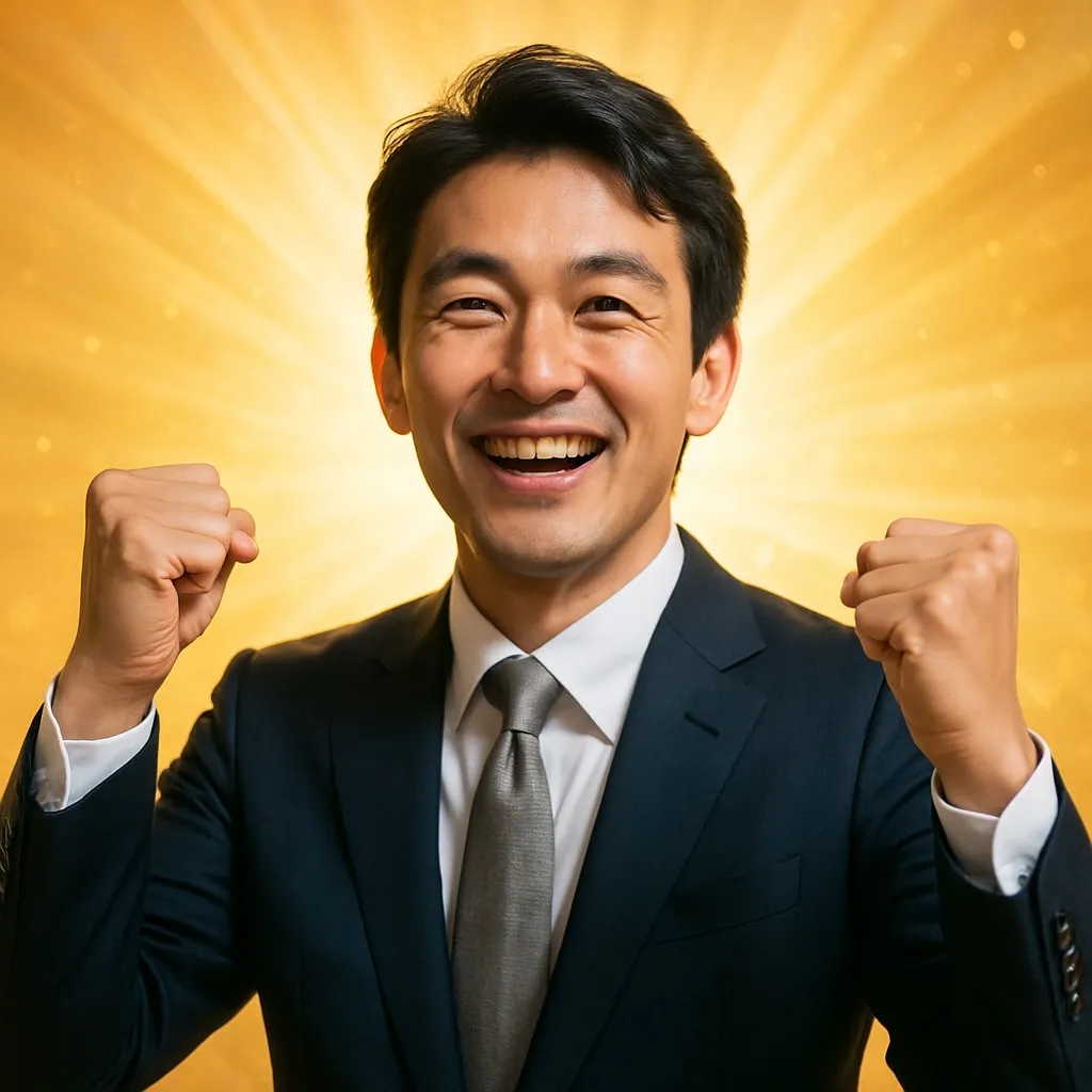 希望に満ち溢れた人